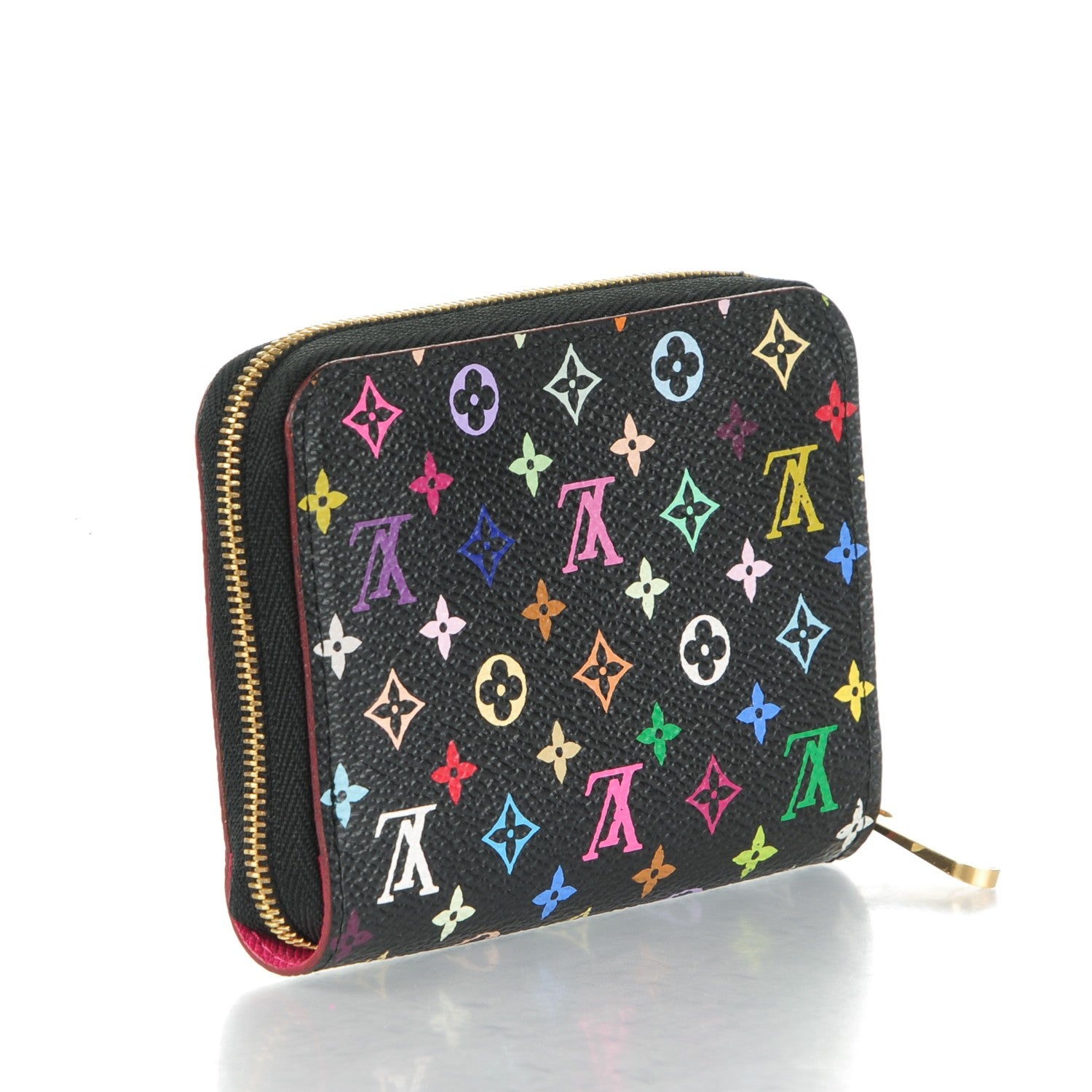 Louis Vuitton Monogram Multicolor Zippy Coin Purse Black Grenade 3 of 7
