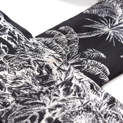 Christian Dior Silk Toile De Jouy Tropicalia Mitzah Scarf Black 4 of 4