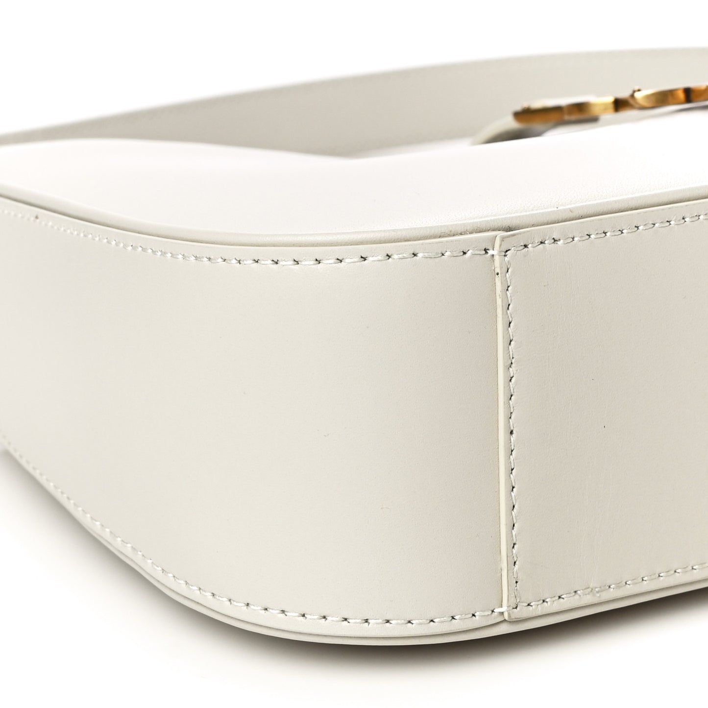 Smooth Calfskin Le 5 A 7 Hobo Blanc Vintage