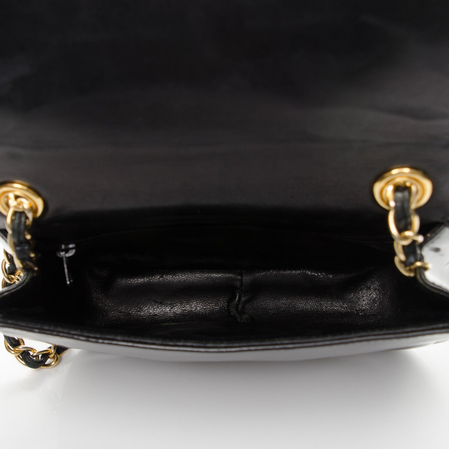 Chanel Patent Mini Flap Black 5 of 9