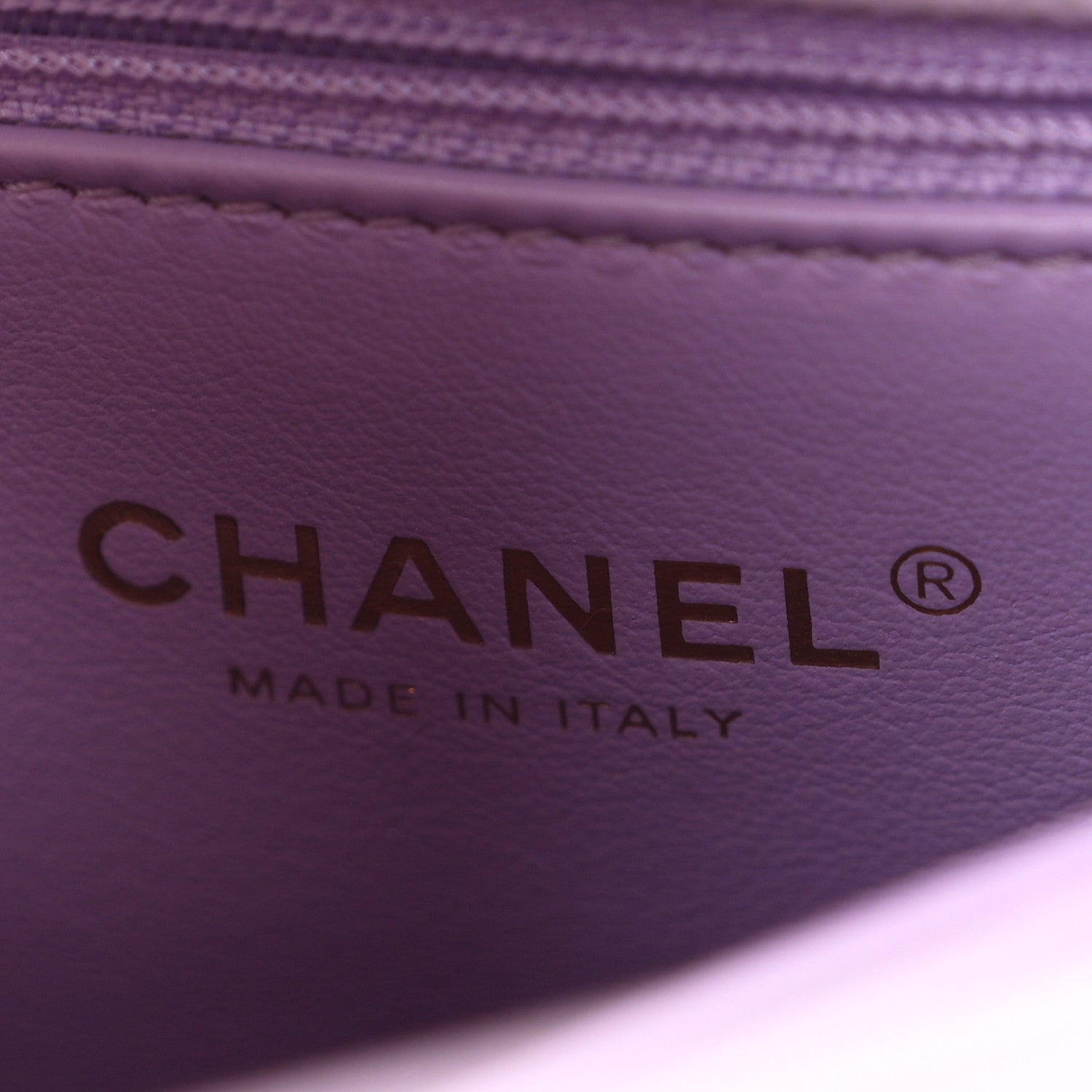 Chanel Caviar Quilted Mini Coco Handle Flap Light Purple 6 of 10