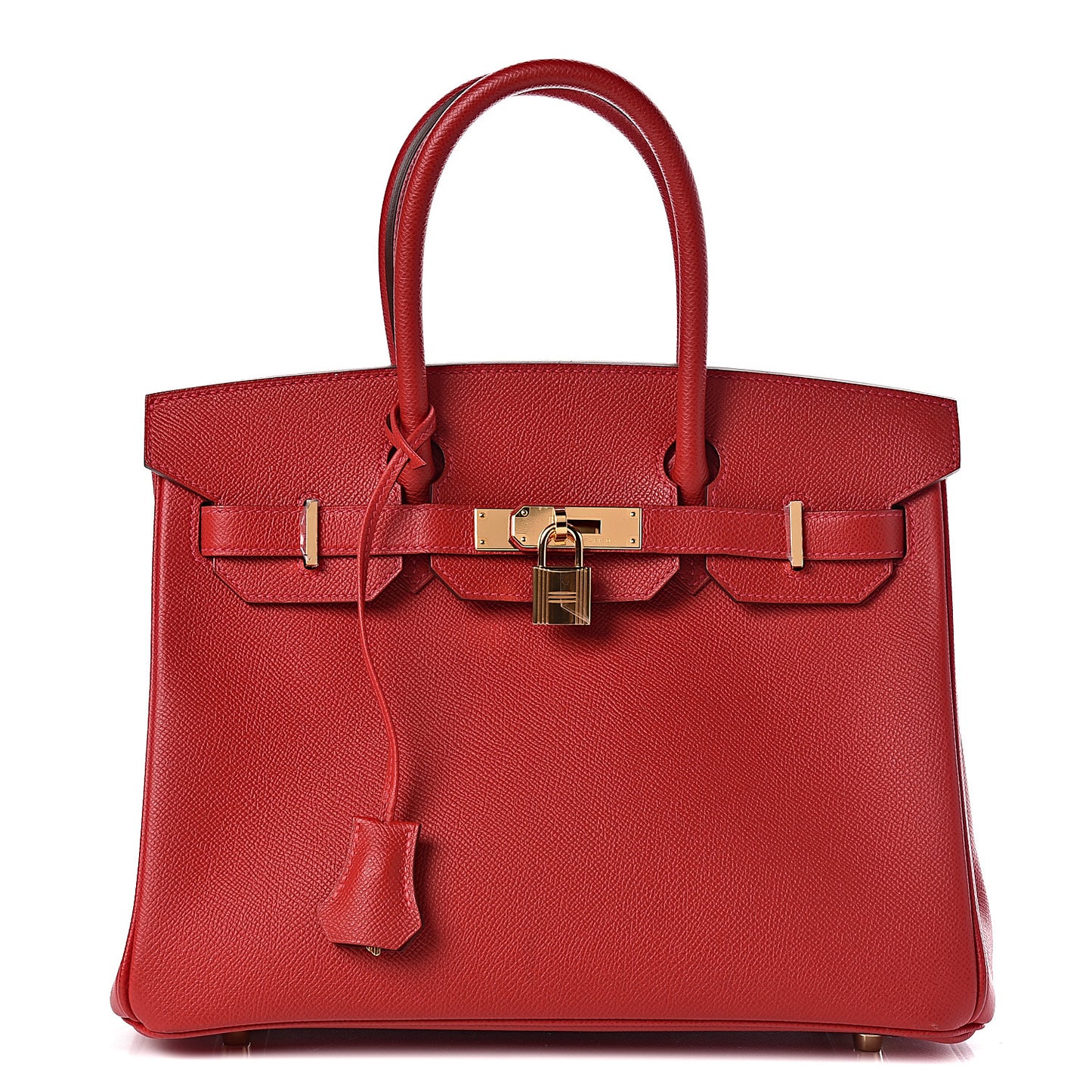 Epsom Birkin 30 Rouge Casaque