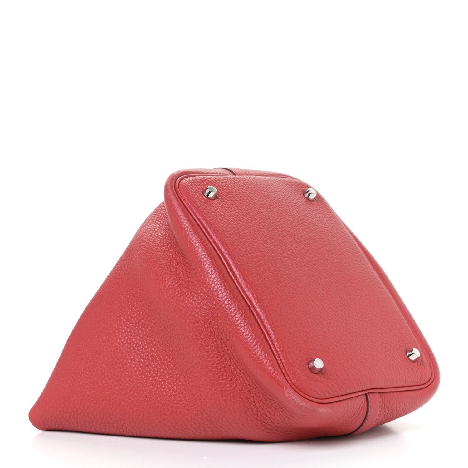 Hermes Taurillon Clemence Picotin Lock 18 PM Rouge Casaque 3 of 13