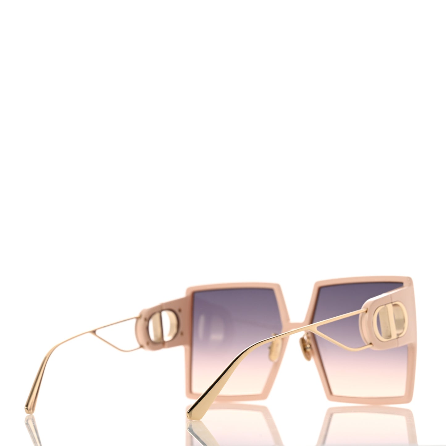 Square 30 Montaigne Sunglasses White