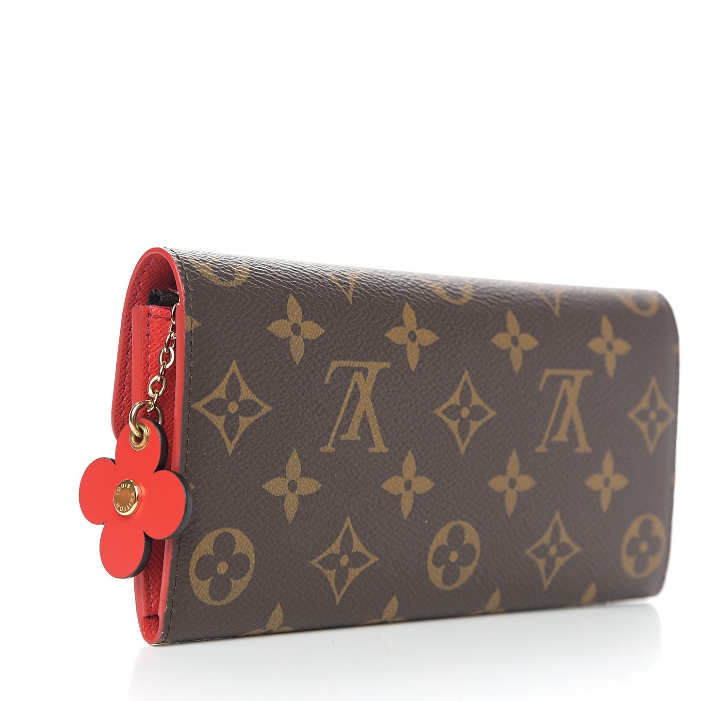 Monogram Bloom Flower Emilie Wallet Rouge