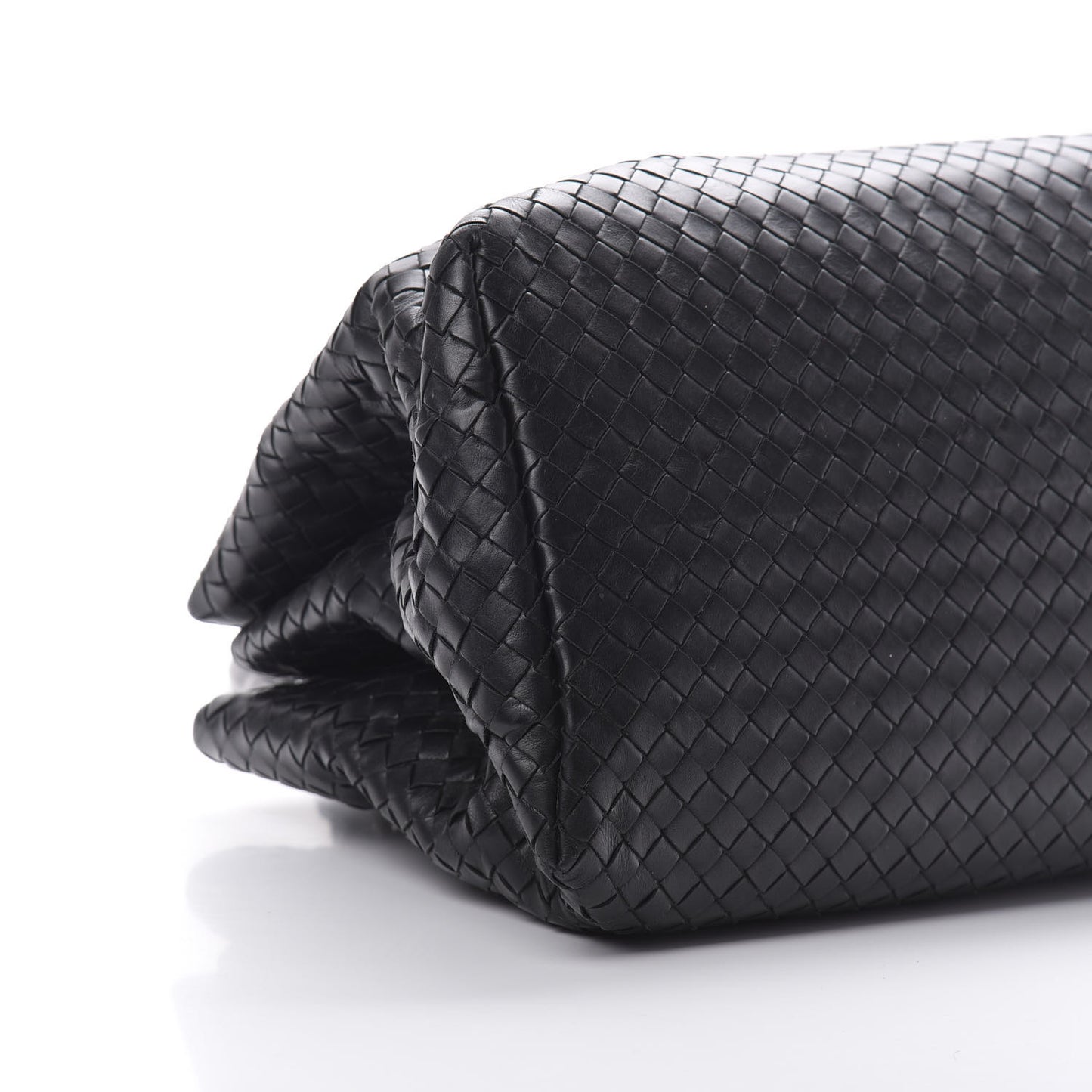 Nappa Intrecciato Medium Roma Tote Black