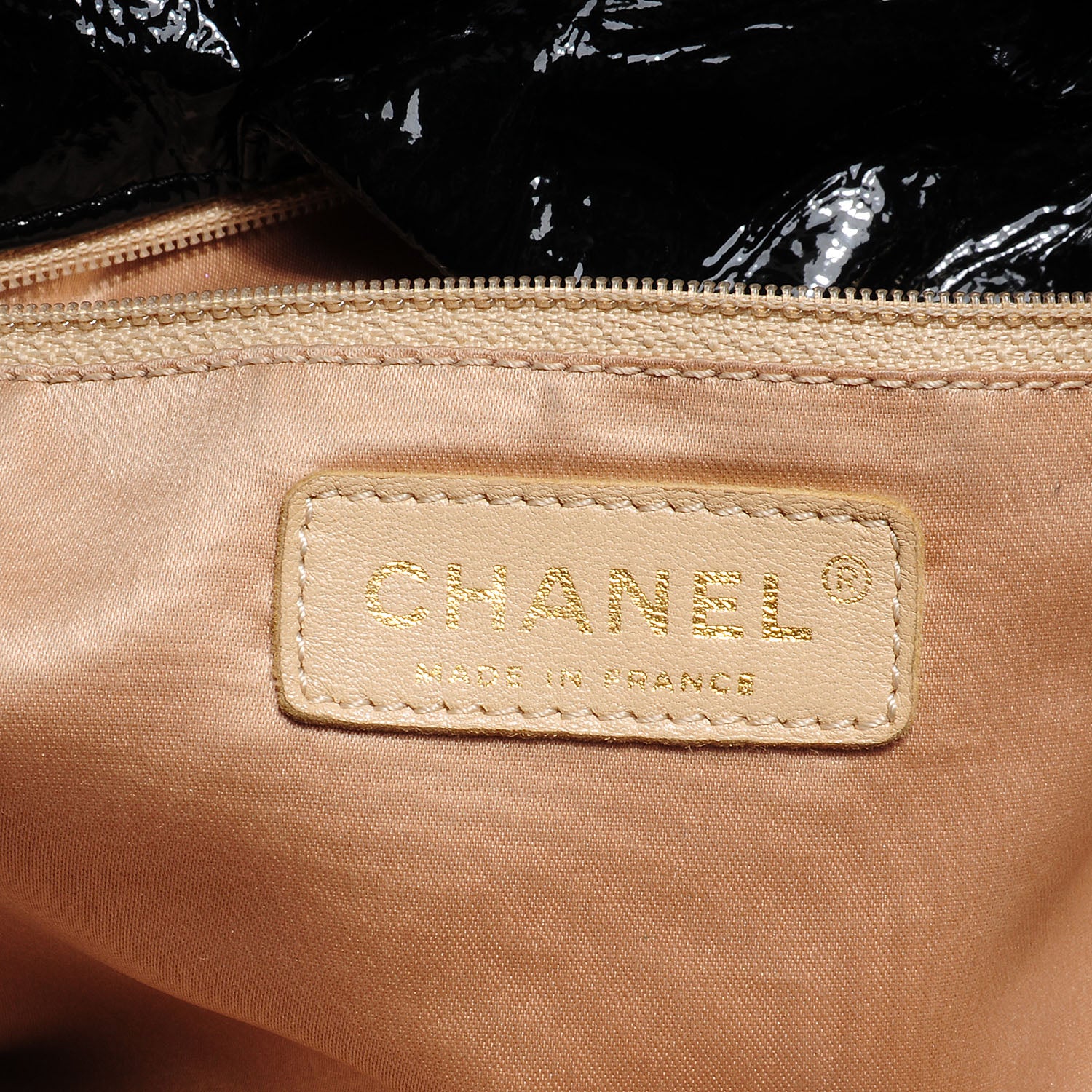 Chanel Patent Large Rock and Chain Flap Black 6 of 7