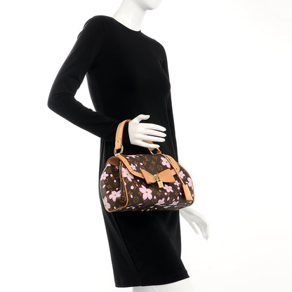 Louis Vuitton Monogram Cherry Blossom Sac Retro Bag Brown 2 of 7
