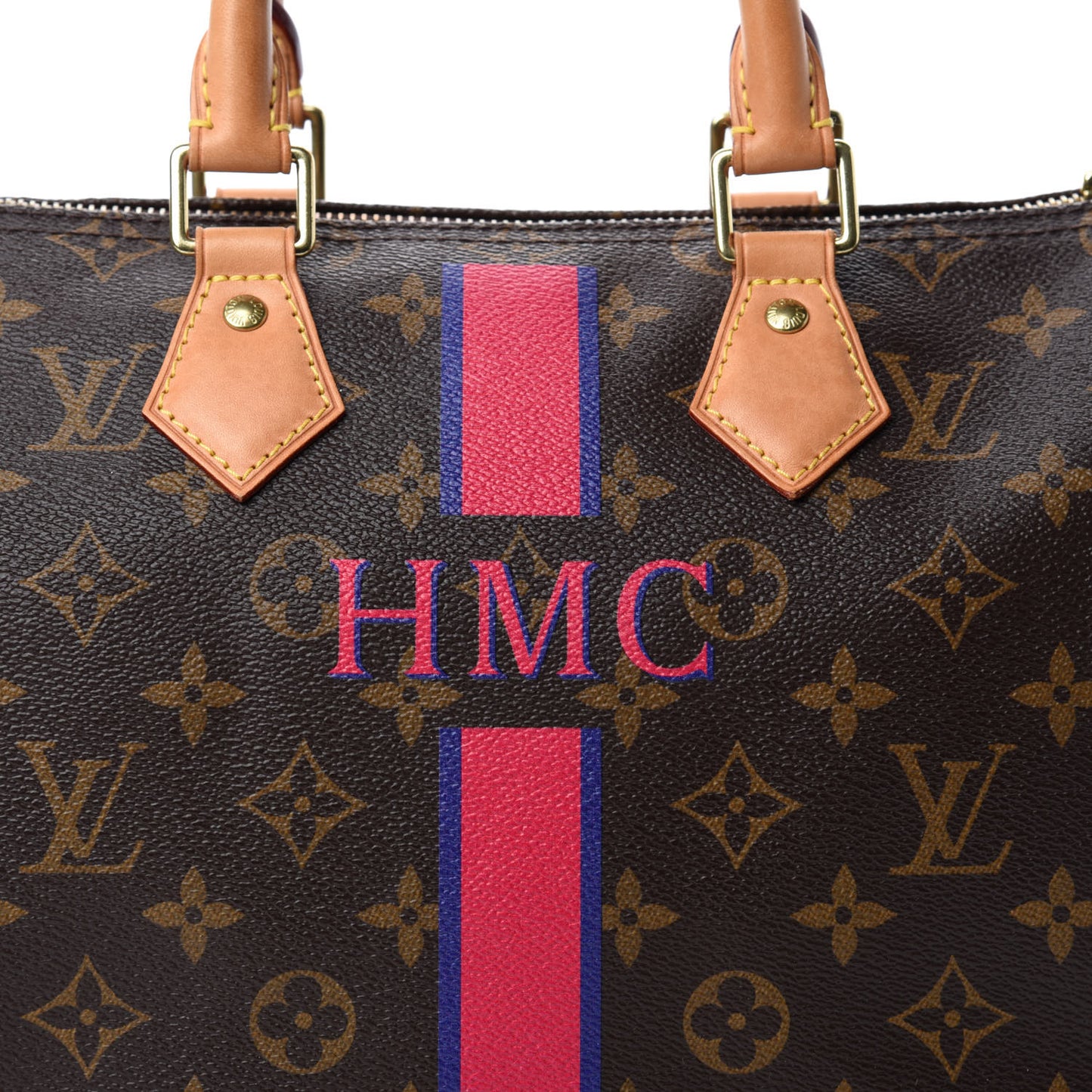 Monogram My LV Heritage Speedy 25 Fuchsia Violet