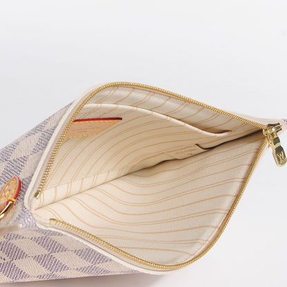 Louis Vuitton Damier Azur Neverfull MM GM Pochette 5 of 8