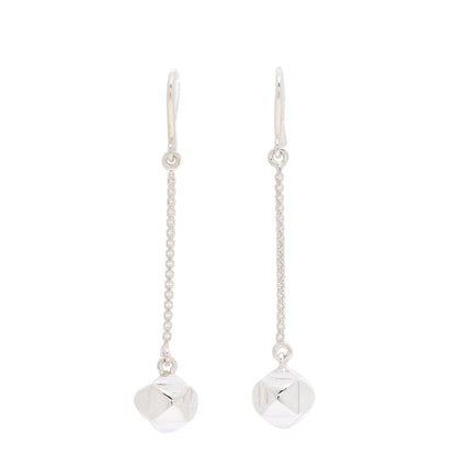 Hermes Sterling Silver Medor Drop Earrings 1 of 5