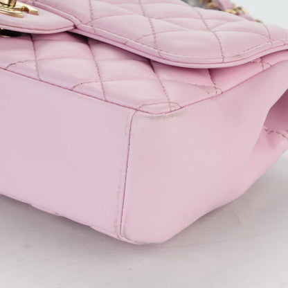 Chanel Lambskin Quilted Mini Mademoiselle Chic Flap Pink 10 of 12
