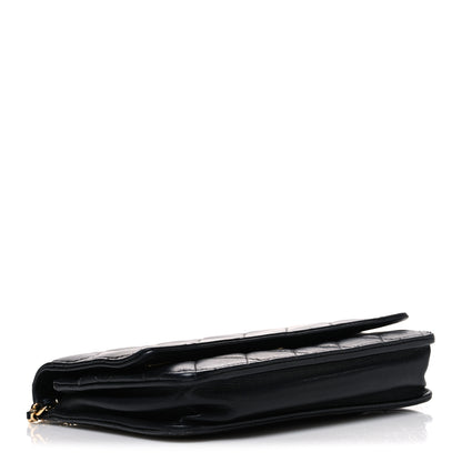 Chanel Lambskin Quilted Wallet On Chain WOC Black 4 of 11