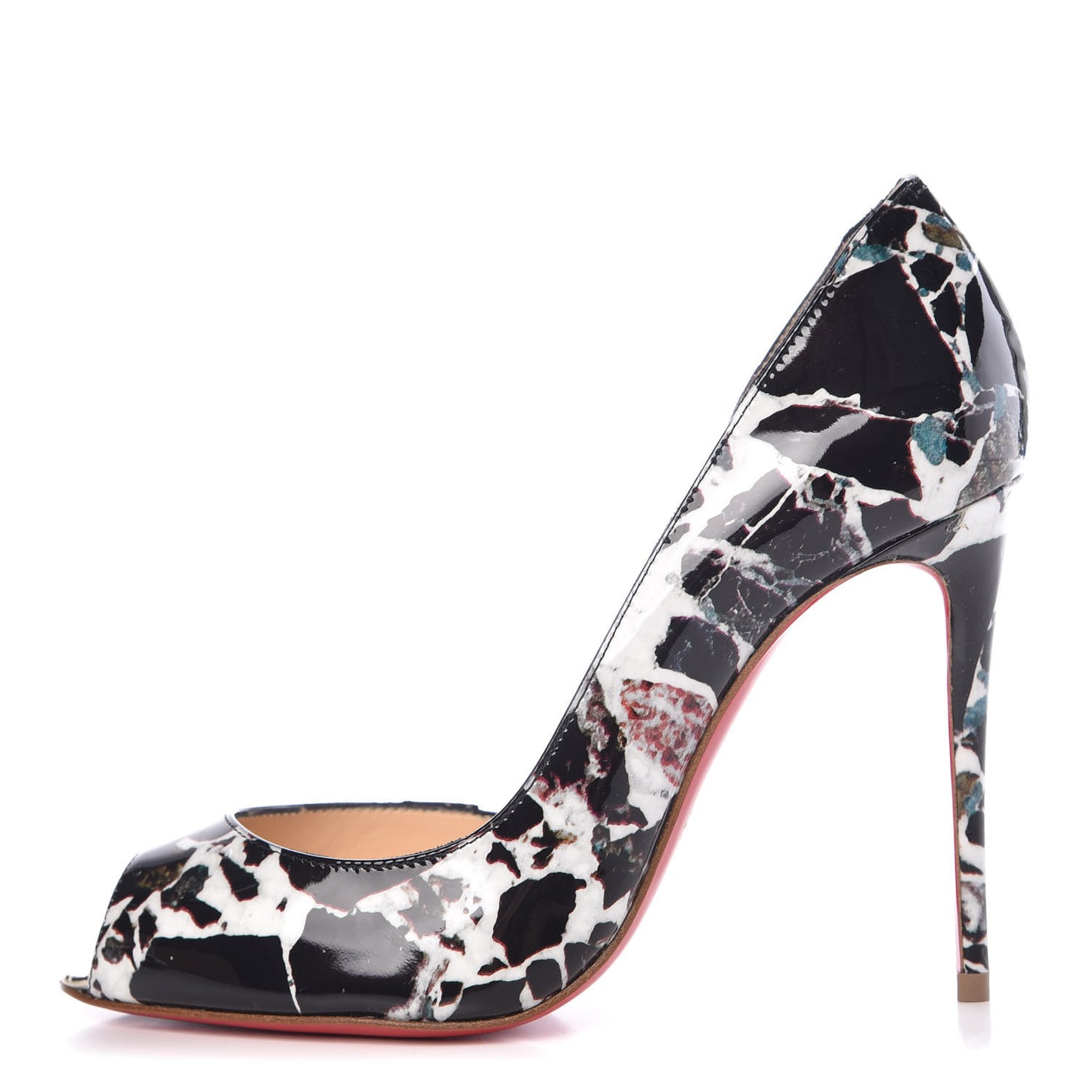 Patent Carrare Specchio Demi You 100 Pumps 36 Black White