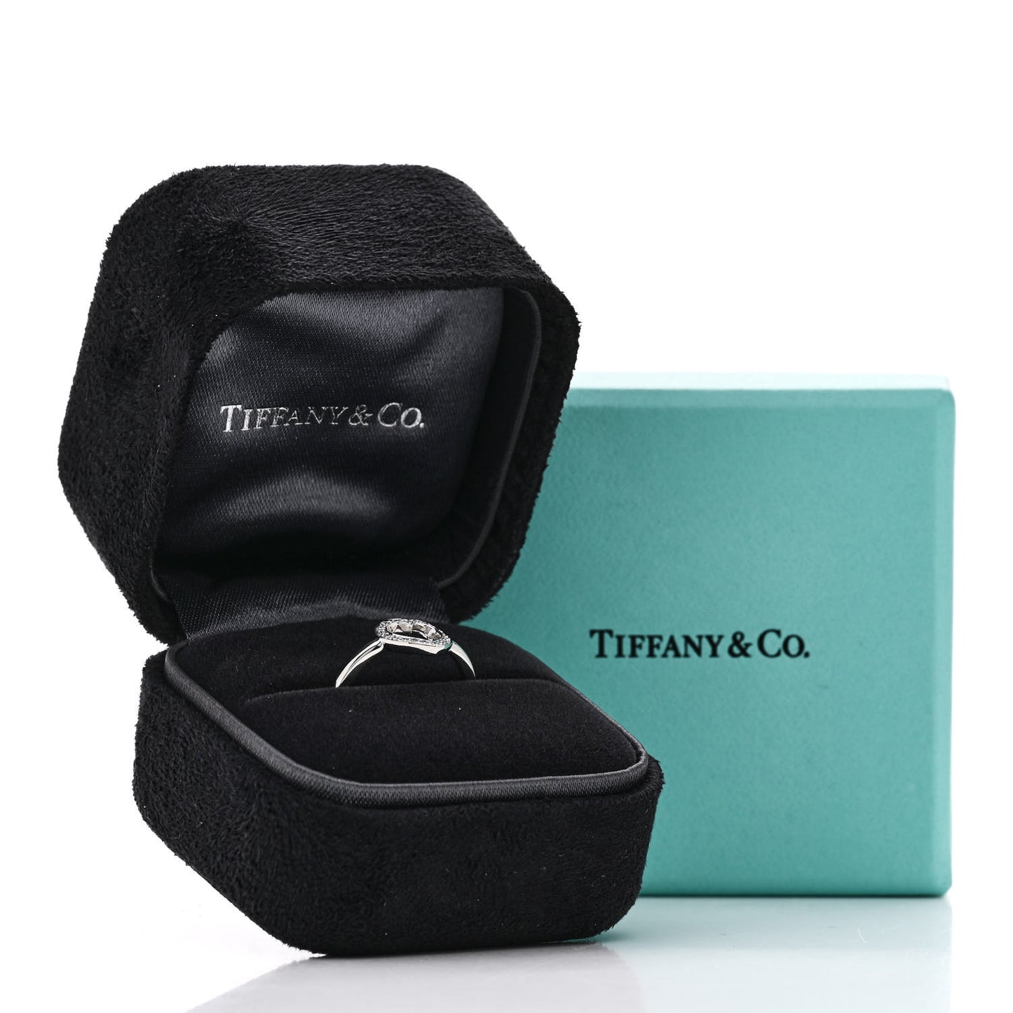 Platinum Diamond Heart Ring 49 4.75