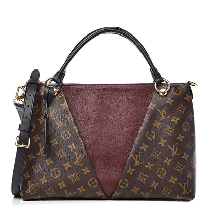 Louis Vuitton Monogram V Tote MM Bordeaux 1 of 12