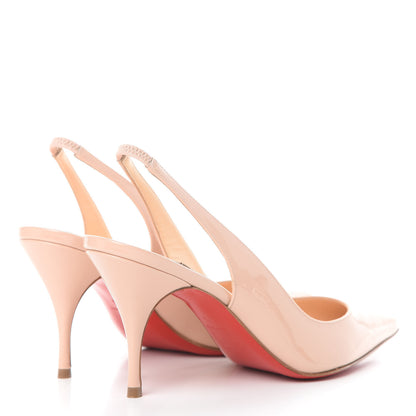 Christian Louboutin Patent Clare Sling 80 Pumps 35 Antoinette 4 of 8