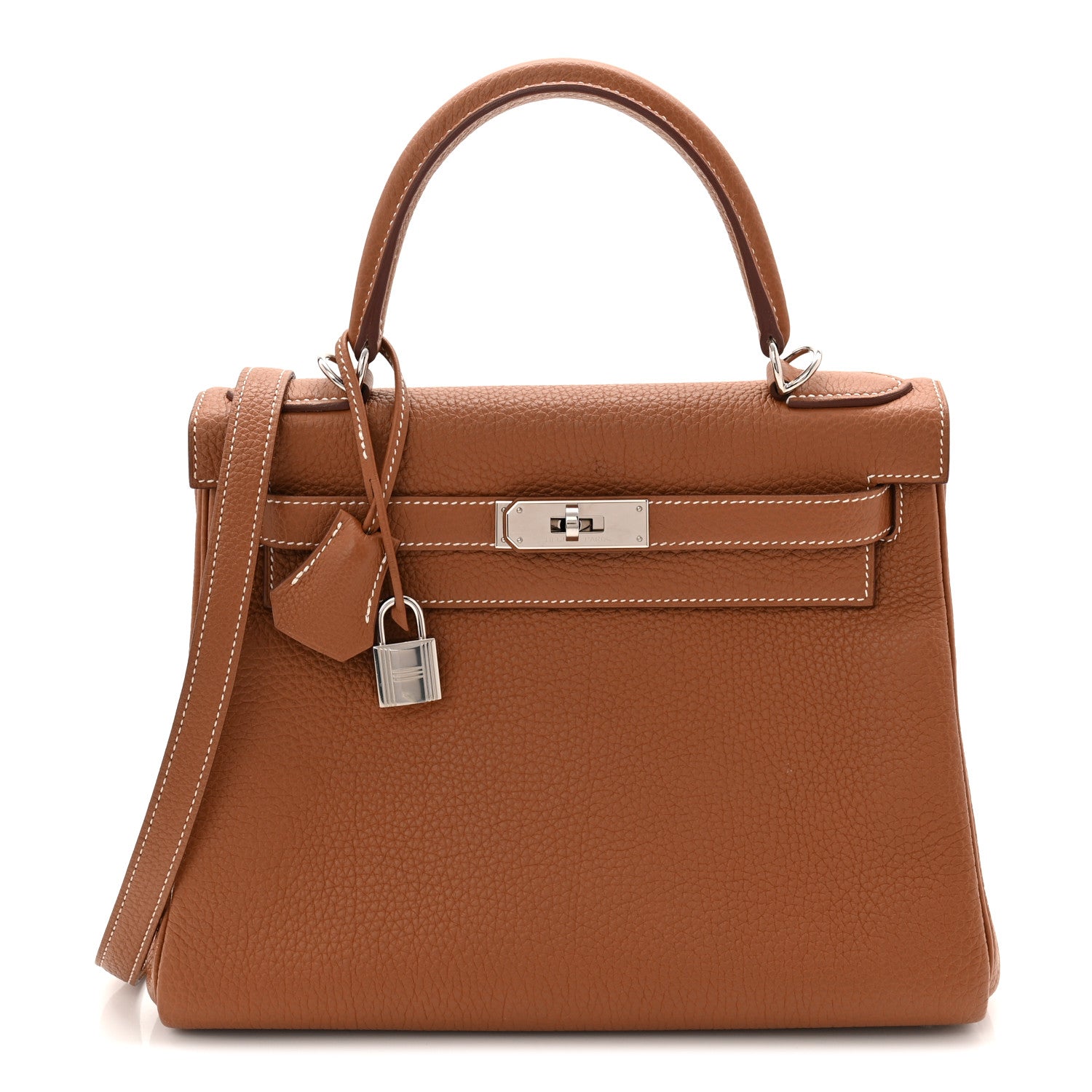 Hermes Togo Kelly Retourne 28 Gold 1 of 11