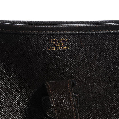 Hermes Courchevel Evelyne GM Chocolate 6 of 7