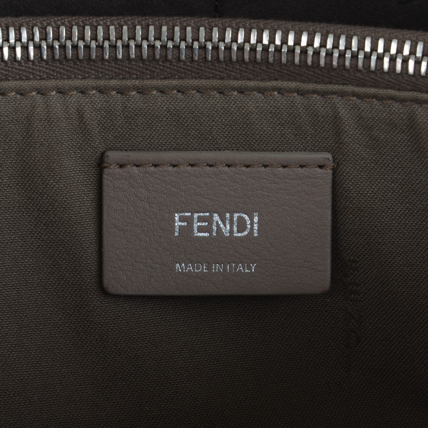 Fendi Vitello Dolce 4 Color Medium By The Way Boston Bag Grigio Polvere Emerald Multicolor 6 of 7