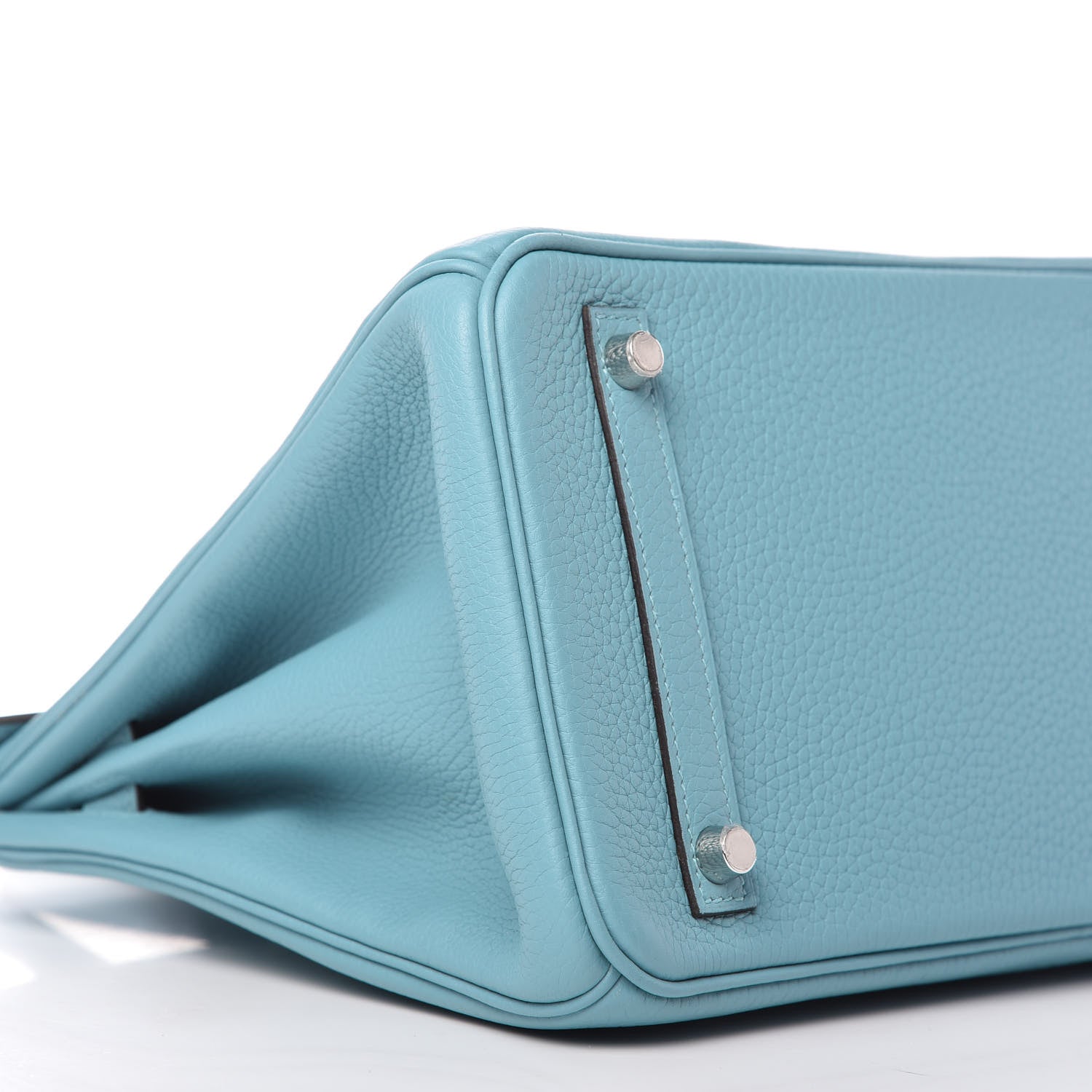Hermes Taurillon Clemence Birkin 30 Bleu Saint Cyr 6 of 11