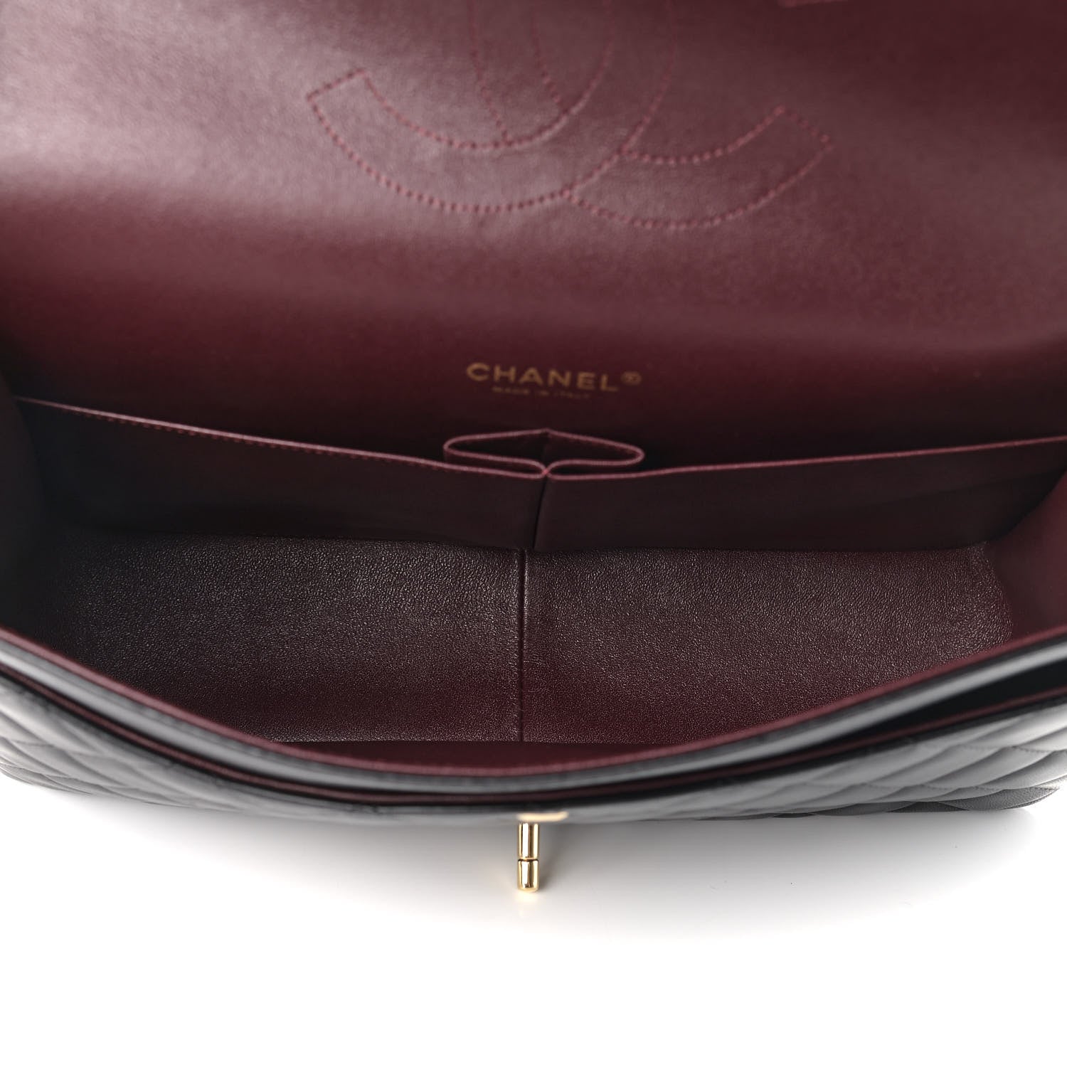 Chanel Lambskin Quilted Maxi Double Flap Black 5 of 17