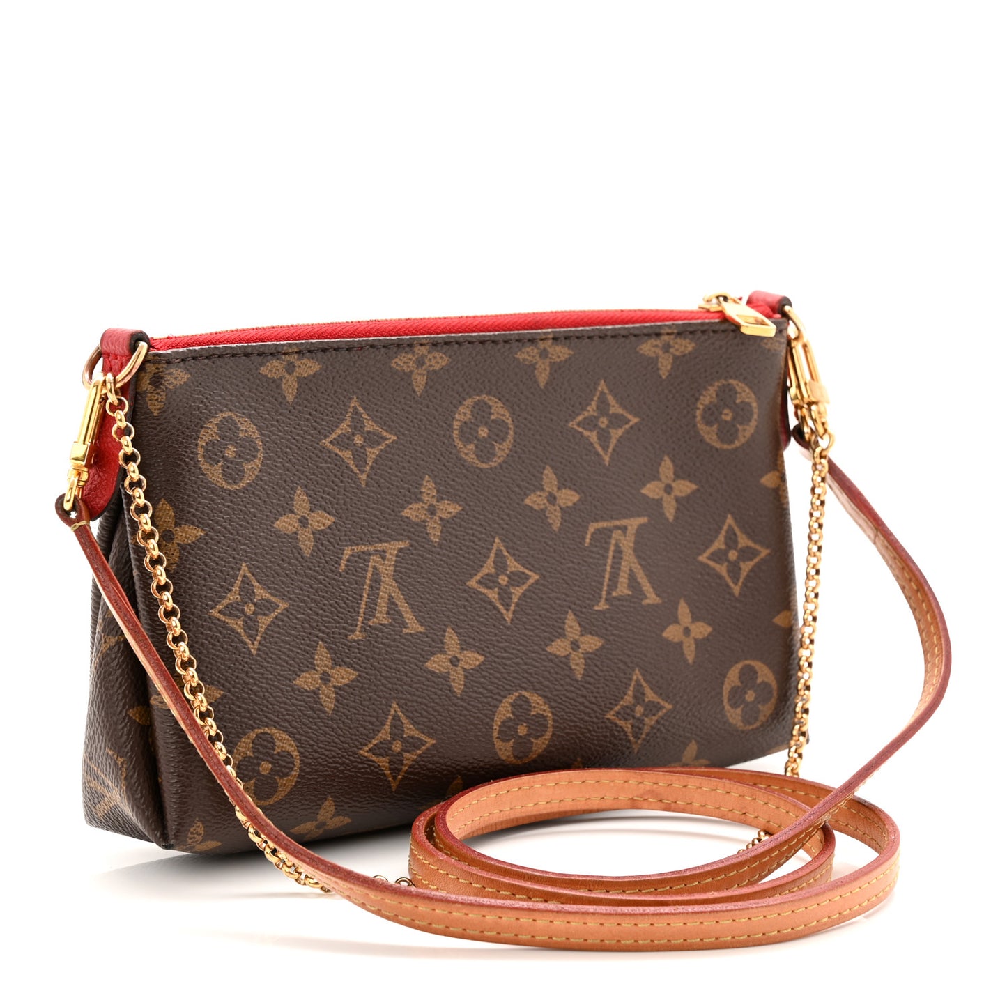 Monogram Pallas Clutch Cherry