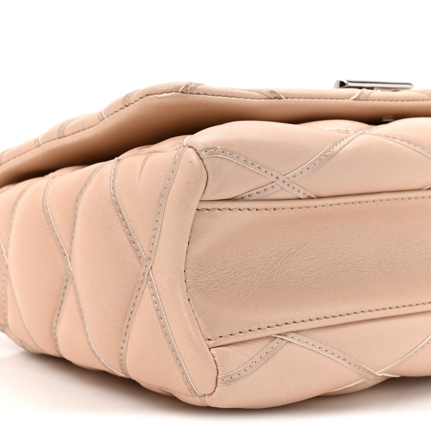 Louis Vuitton Lambskin Malletage GO-14 PM Champagne 10 of 11