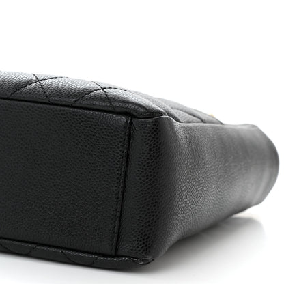 Chanel Caviar Quilted Petit Shopping Tote PST Black 10 of 10