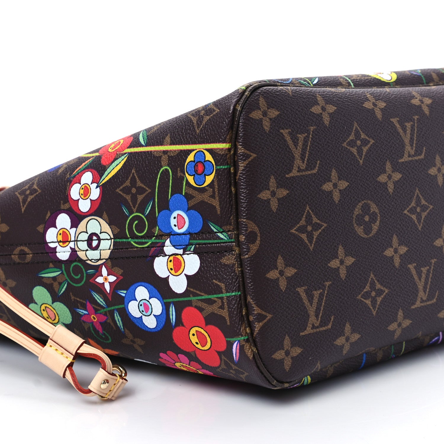 Louis Vuitton LV X TM Monogram Flowers Neverfull MM 9 of 11