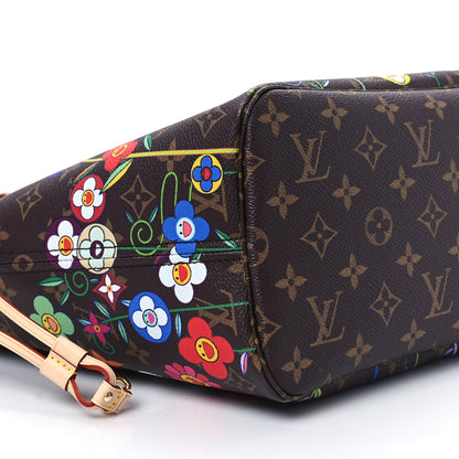 Louis Vuitton LV X TM Monogram Flowers Neverfull MM 9 of 11