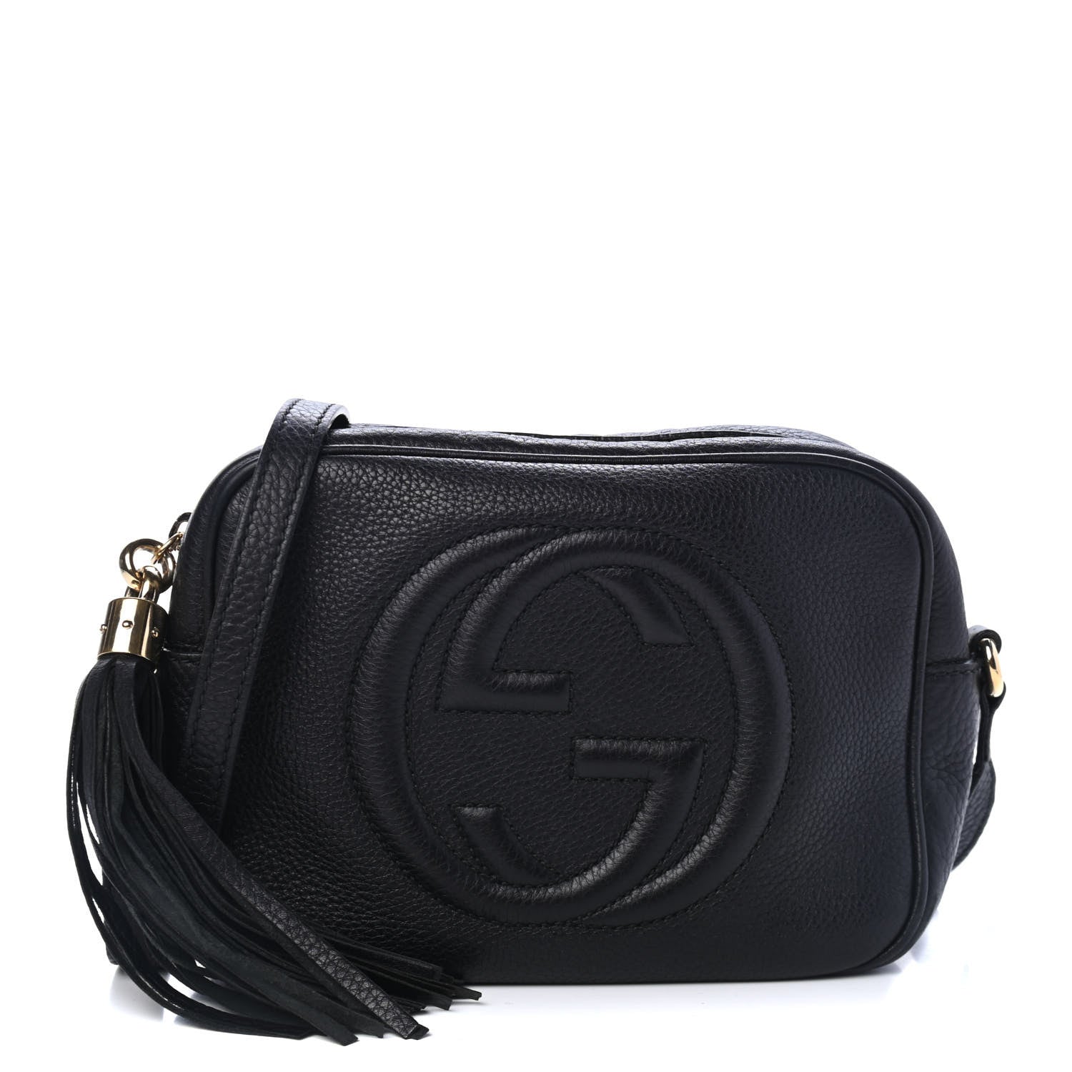 Gucci Pebbled Calfskin Small Soho Disco Bag Black 1 of 4