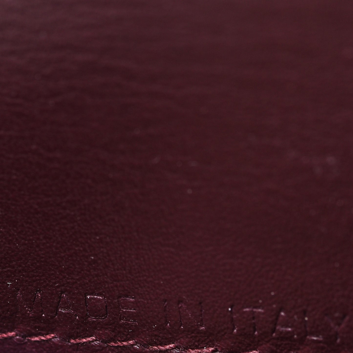 Oblique Saddle Card Holder Bordeaux