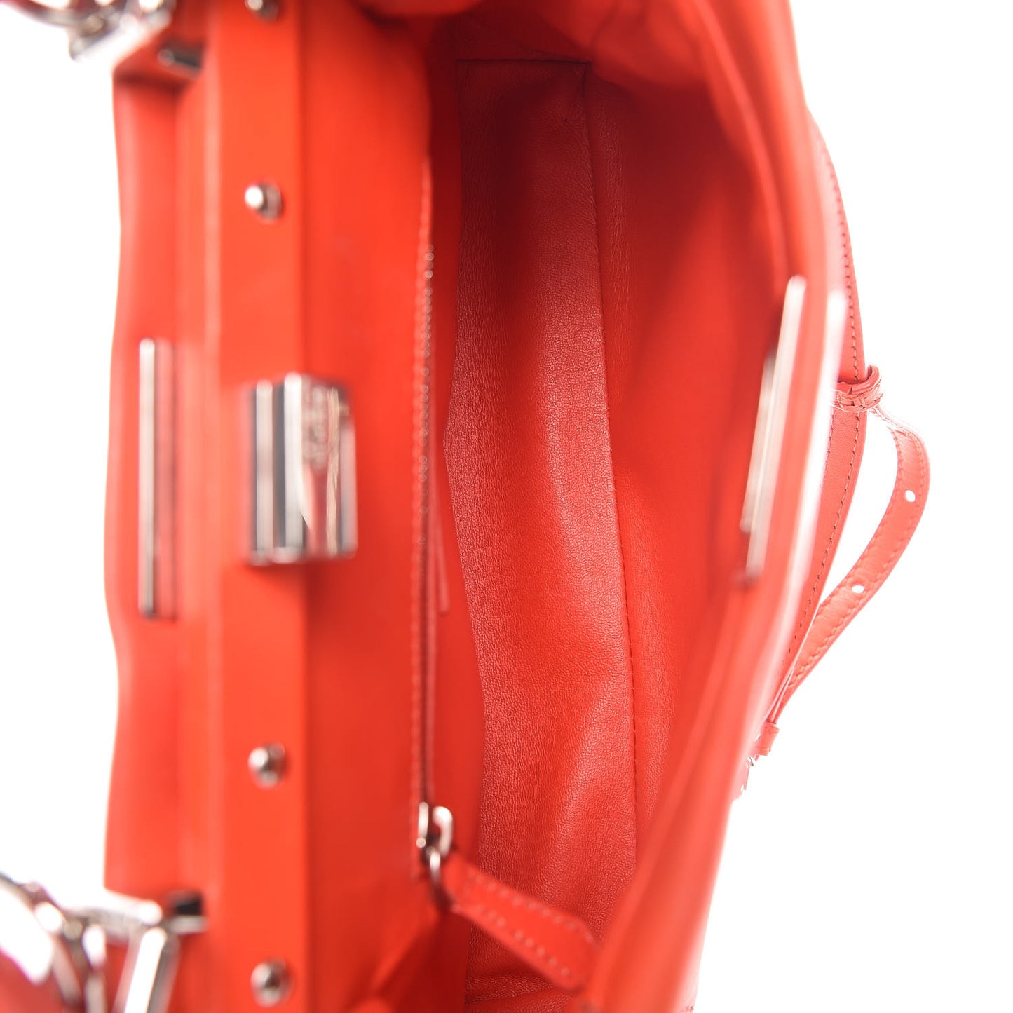 Nappa Mini Peekaboo Iconic Satchel Papavero