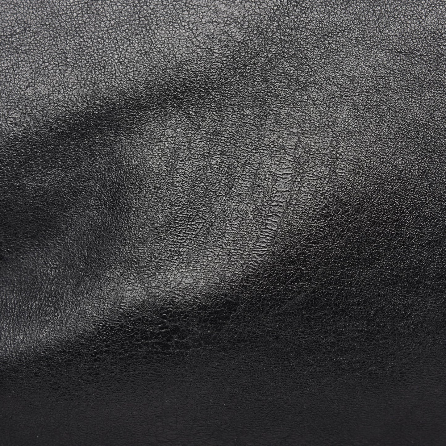Calfskin Modern Chain Rhodoid Hobo Black