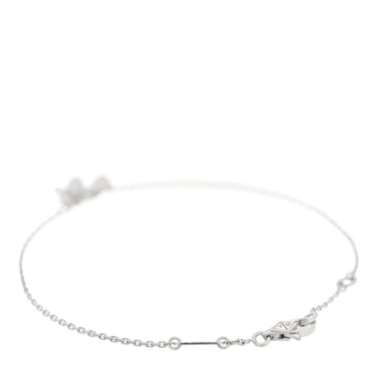Van Cleef & Arpels 18K White Gold Diamond Mini Frivole Bracelet 2 of 4