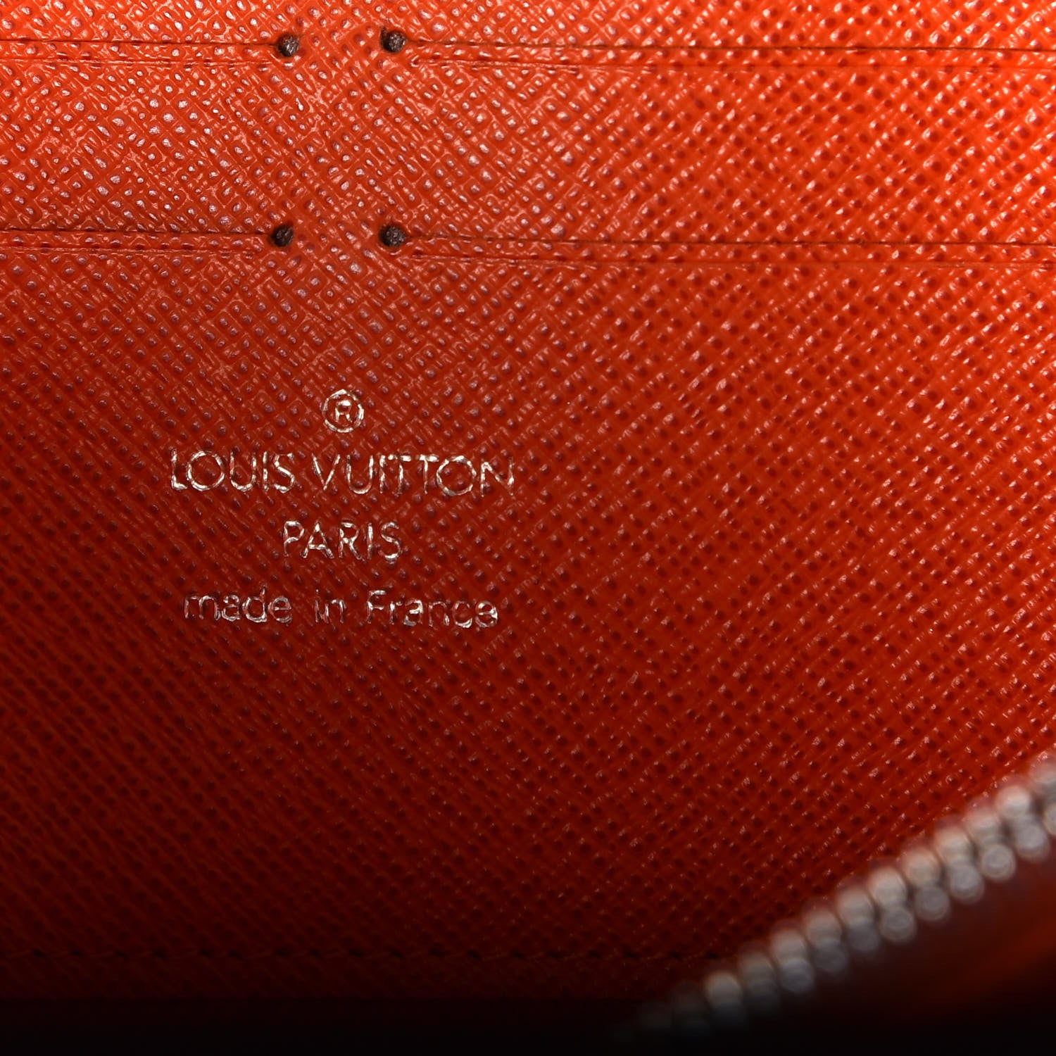 Louis Vuitton Epi Zippy Wallet Piment 8 of 9