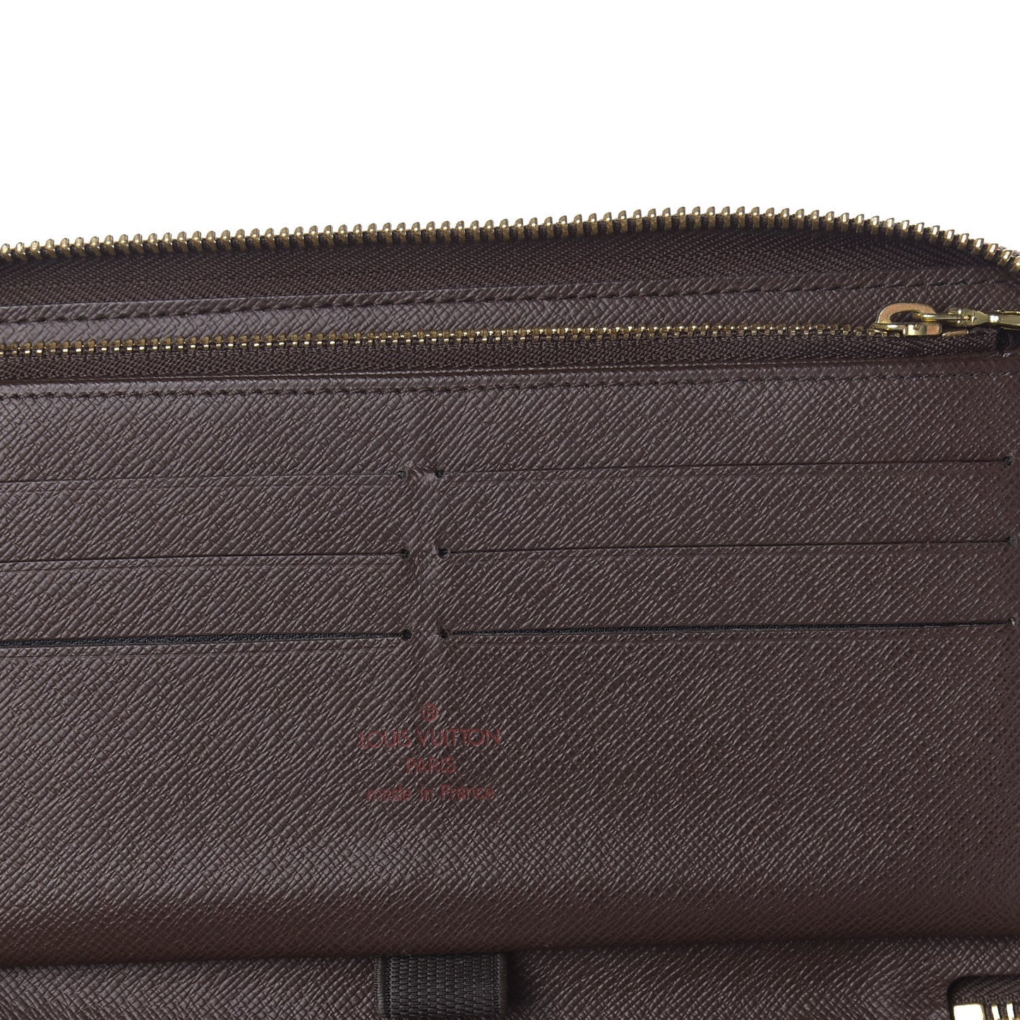Damier Ebene Zippy Organizer Wallet