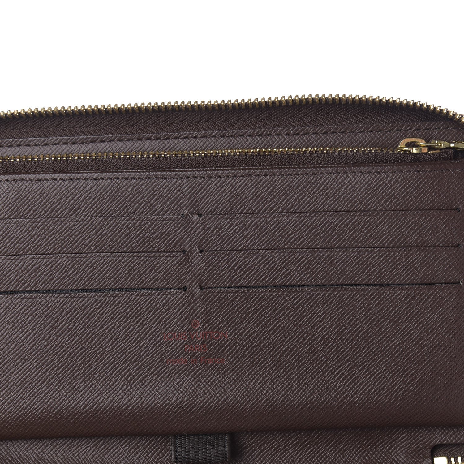 Louis Vuitton Damier Ebene Zippy Organizer Wallet 6 of 9