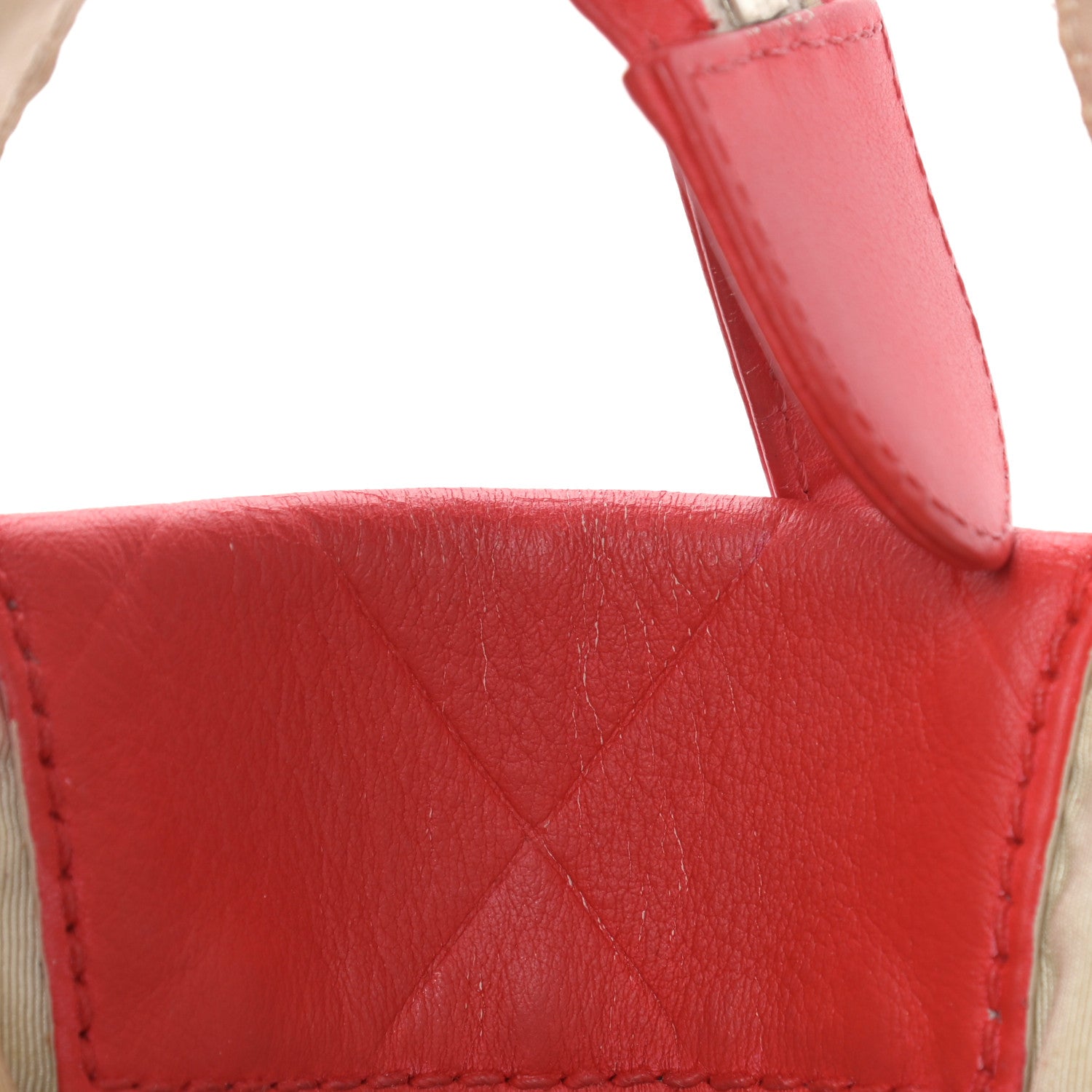 Chanel Calfskin CC Chevron All Day Long Tote Red 22 of 25