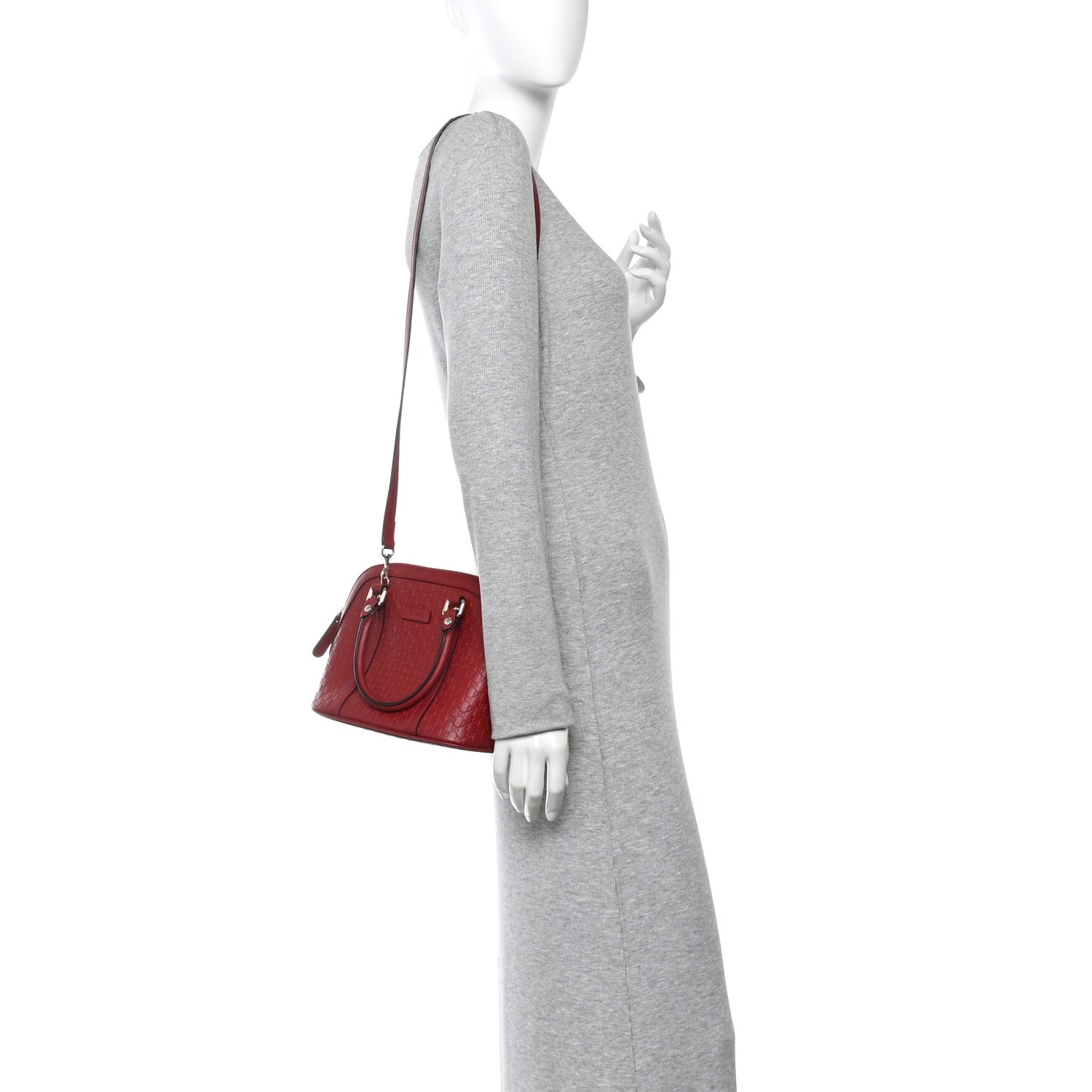 Gucci Soft Microguccissima Mini Dome Bag Rosso 2 of 10
