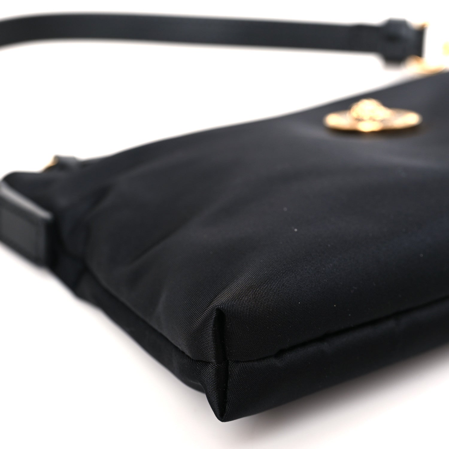 Versace Nylon Tribute Icon Flat Pouch Black 7 of 8