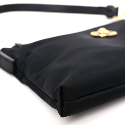 Versace Nylon Tribute Icon Flat Pouch Black 7 of 8
