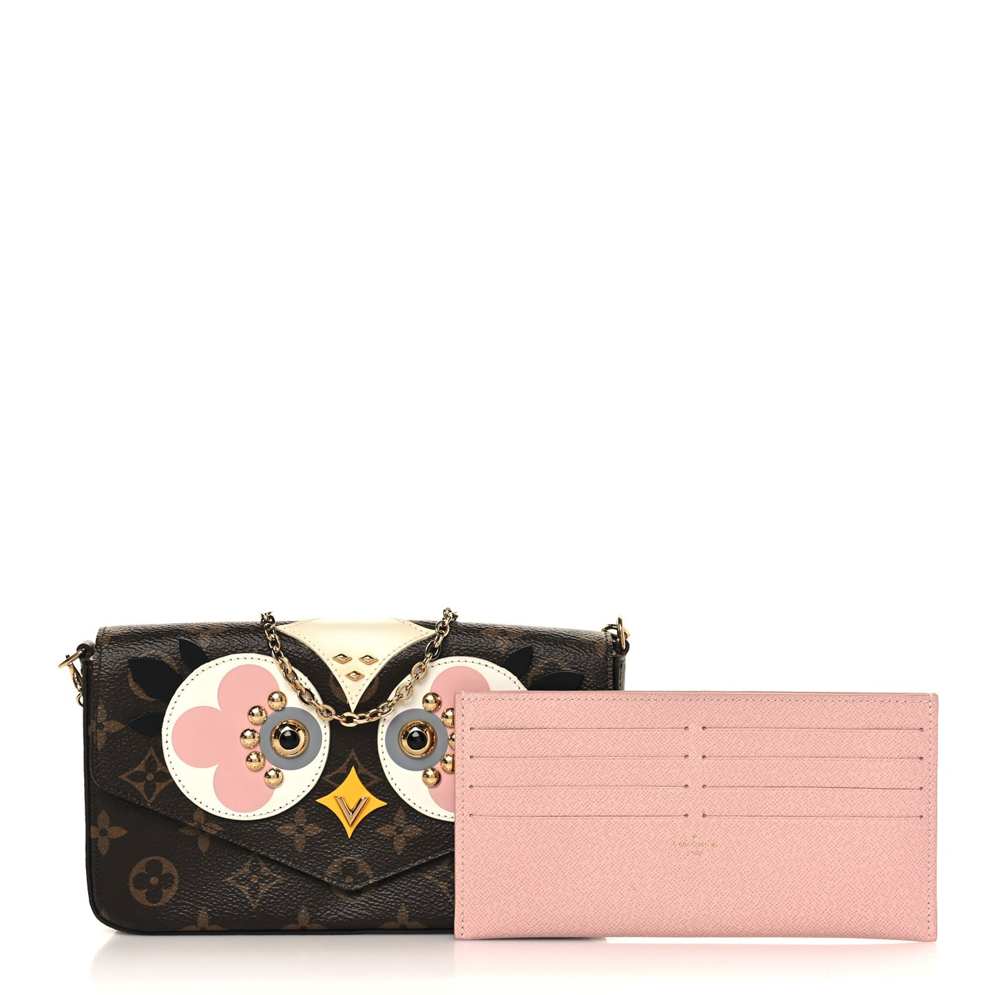 Monogram Lovely Birds Pochette Felicie Chain Wallet
