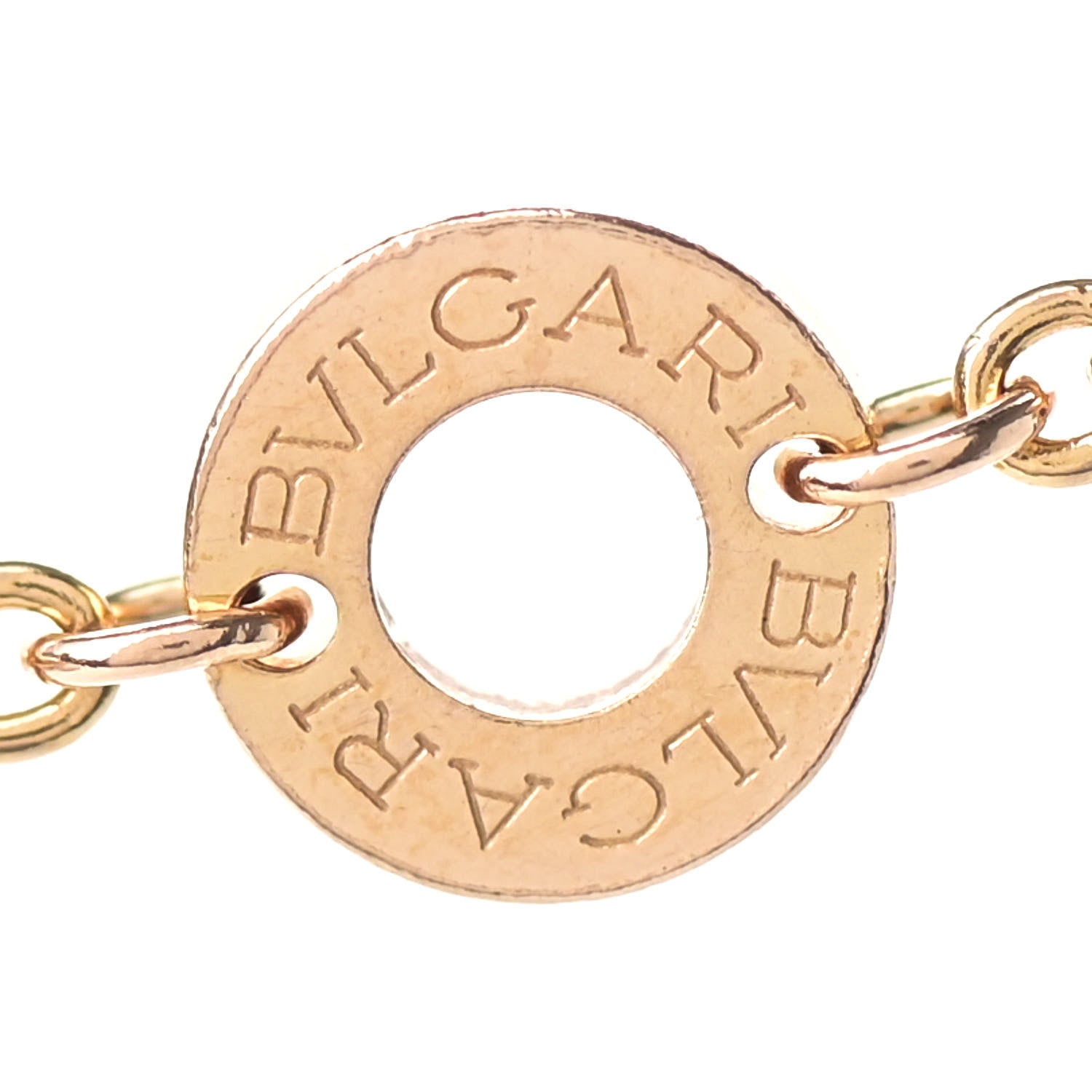 Bulgari 18K Rose Gold Black Ceramic B.Zero1 Pendant Necklace 4 of 11