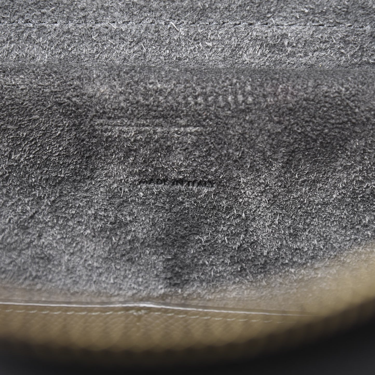 Grained Calfskin Mini Belt Bag Grey