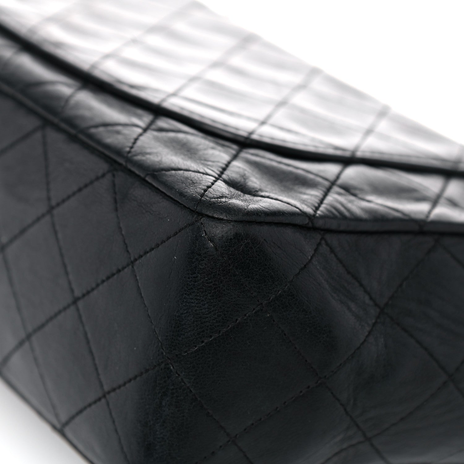 Chanel Lambskin Quilted Medium Single Flap Black 11 of 24