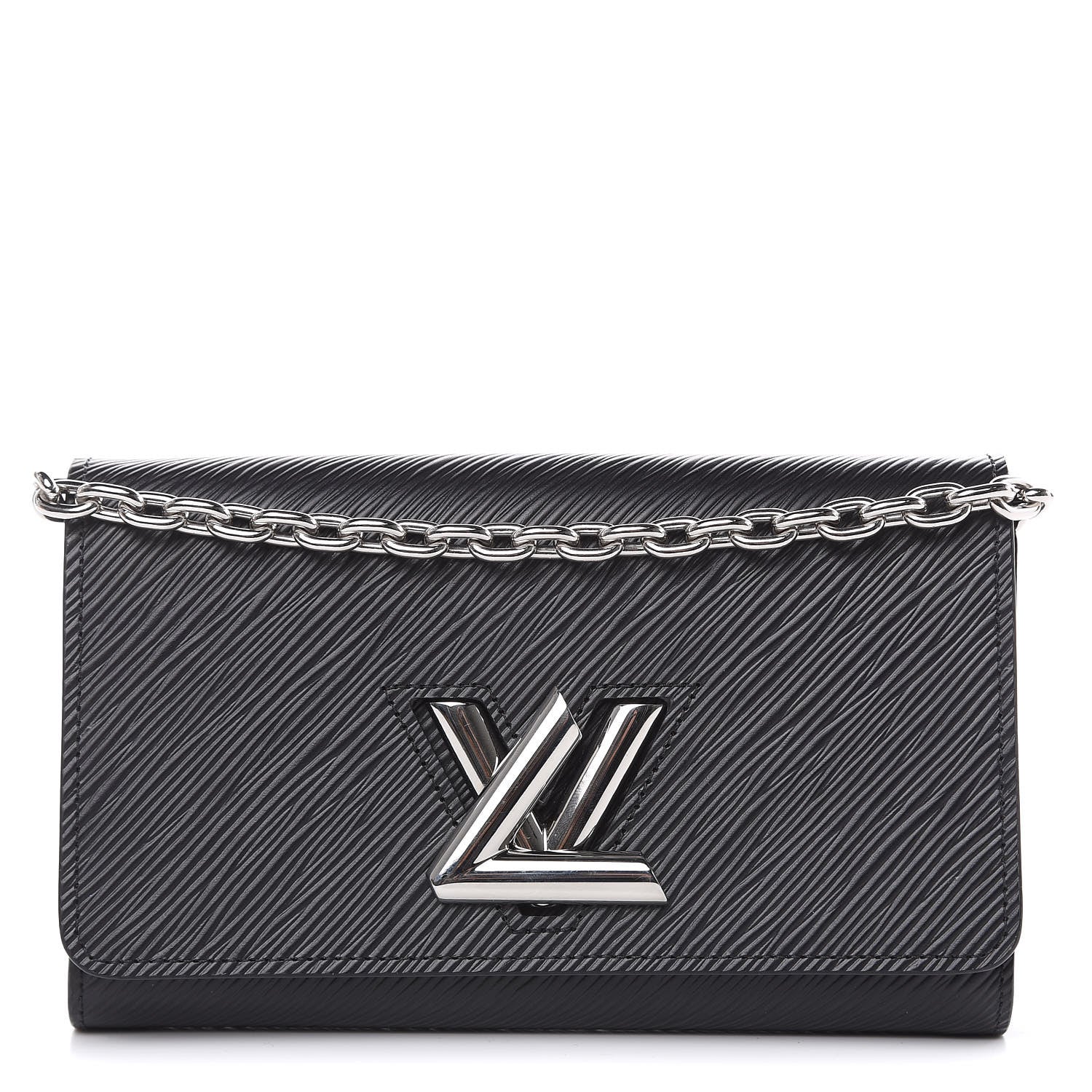 Louis Vuitton Epi Twist Chain Wallet Black 1 of 7