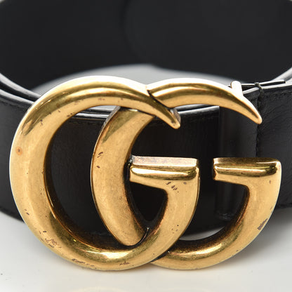 Gucci Calfskin Double G 40mm Belt 80 32 Black 7 of 7