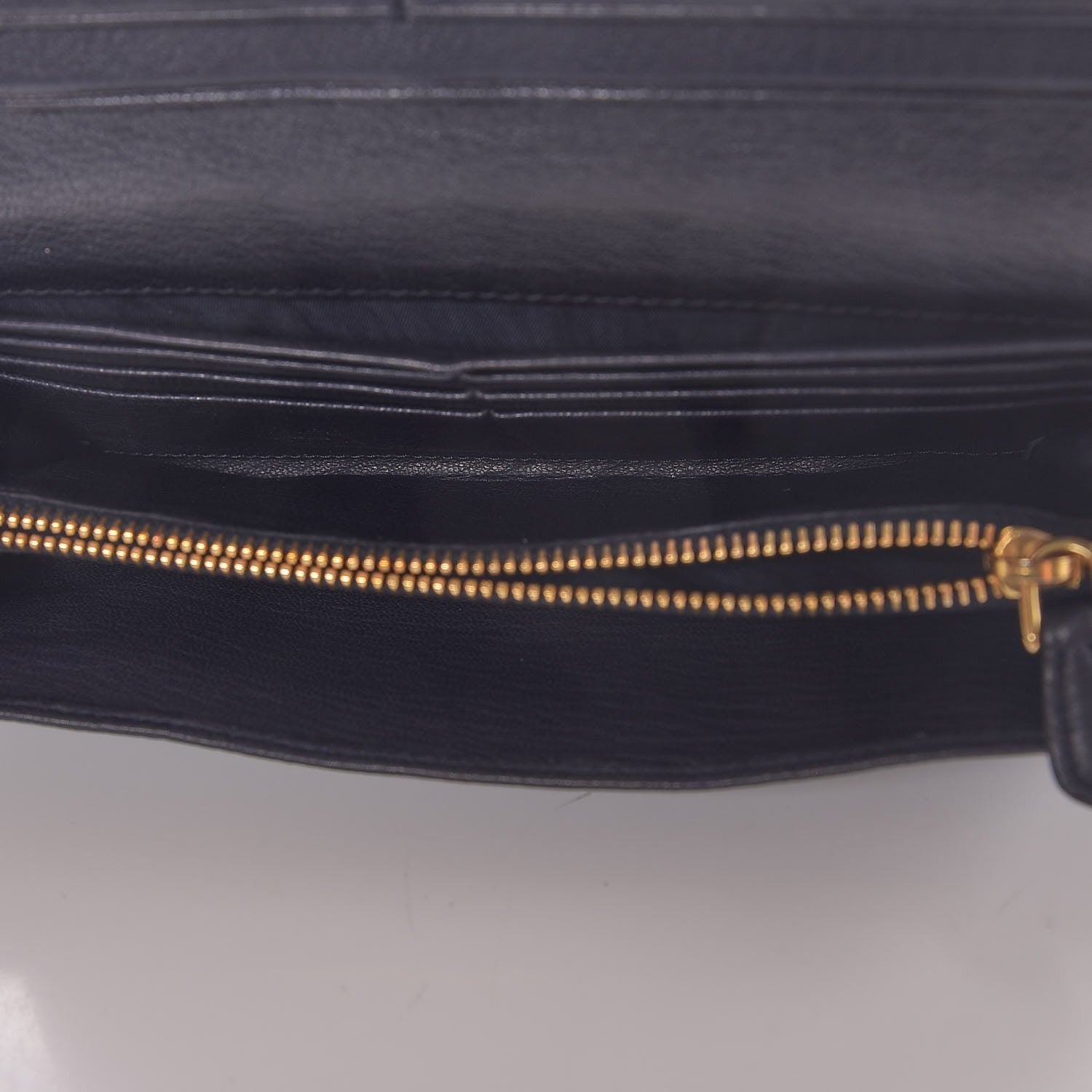 Prada Vitello Phenix Continental Flap Wallet Black 5 of 7